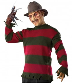 A NIGHTMARE ON ELM STREET FREDDY KRUEGER STRIPED SWEATER